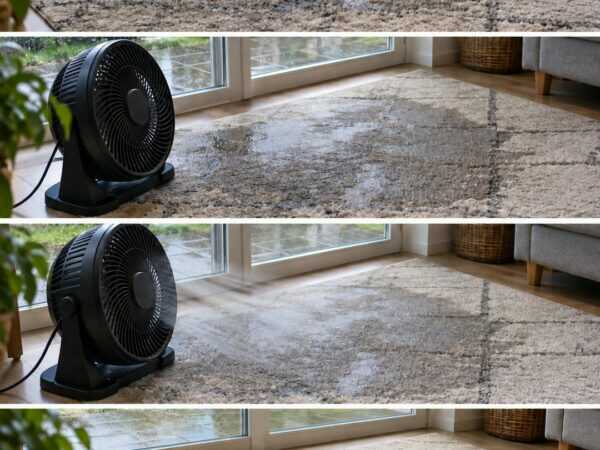 Teppich nach dem Regen nass? Mit diesem Ventilator-Trick trocknet er schneller und bleibt länger frisch