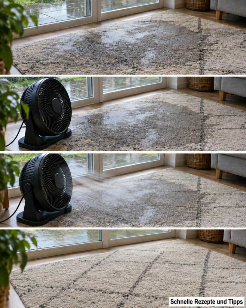 Teppich nach dem Regen nass? Mit diesem Ventilator-Trick trocknet er schneller und bleibt länger frisch