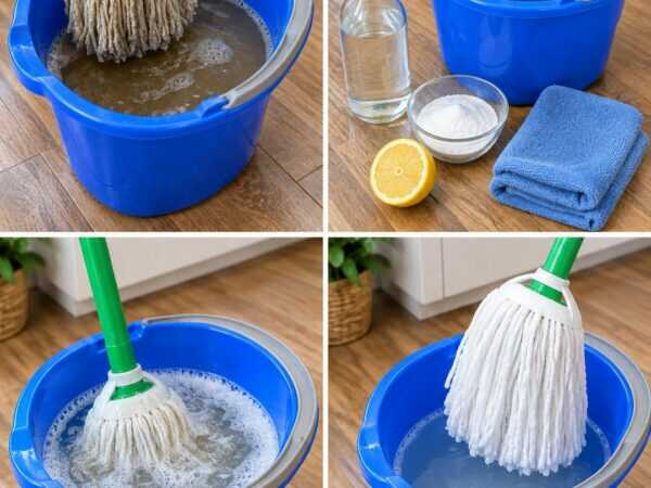 Wischmopp voller Schmutz? So wird er wieder hygienisch sauber – und verteilt den Dreck nicht im ganzen Haus