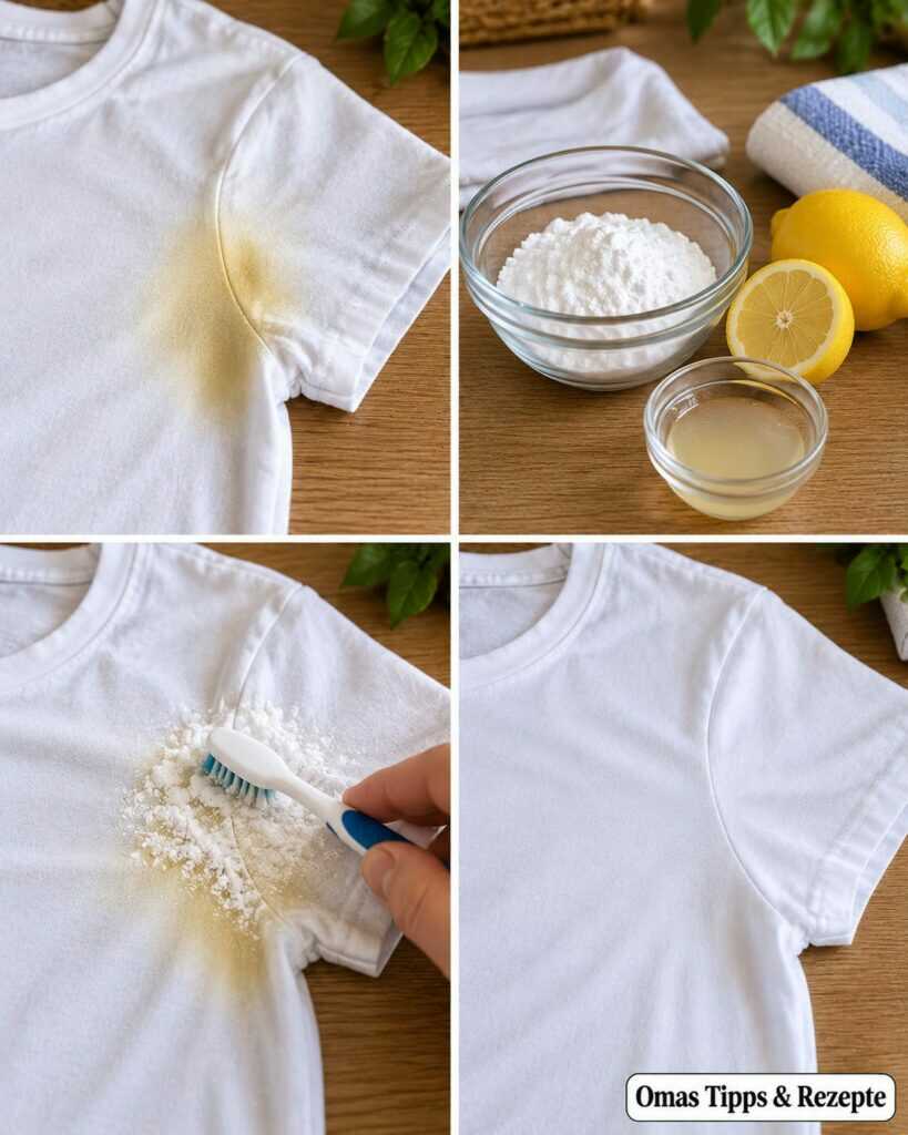 Gelbe Achselflecken auf weißen Shirts? So bekommst du Schweiß- und Deospuren schonend wieder sauber