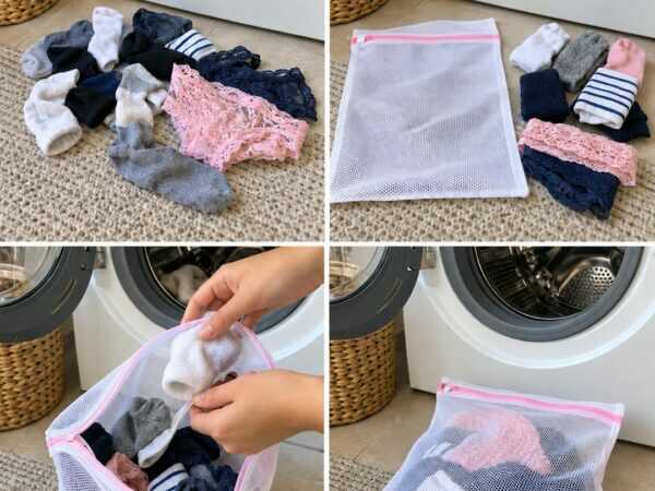 Kleine Wäschestücke verschwinden ständig? Mit diesem Wäschenetz-Trick bleiben Socken und Unterwäsche endlich zusammen