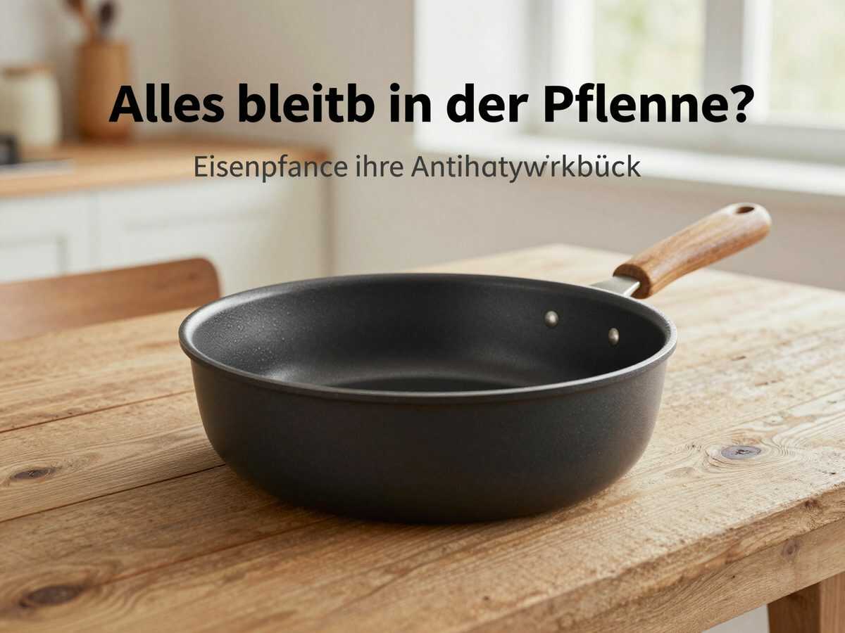 Alles bleibt in der Pfanne kleben? So bekommt eine Eisenpfanne ihre natürliche Antihaftwirkung zurück