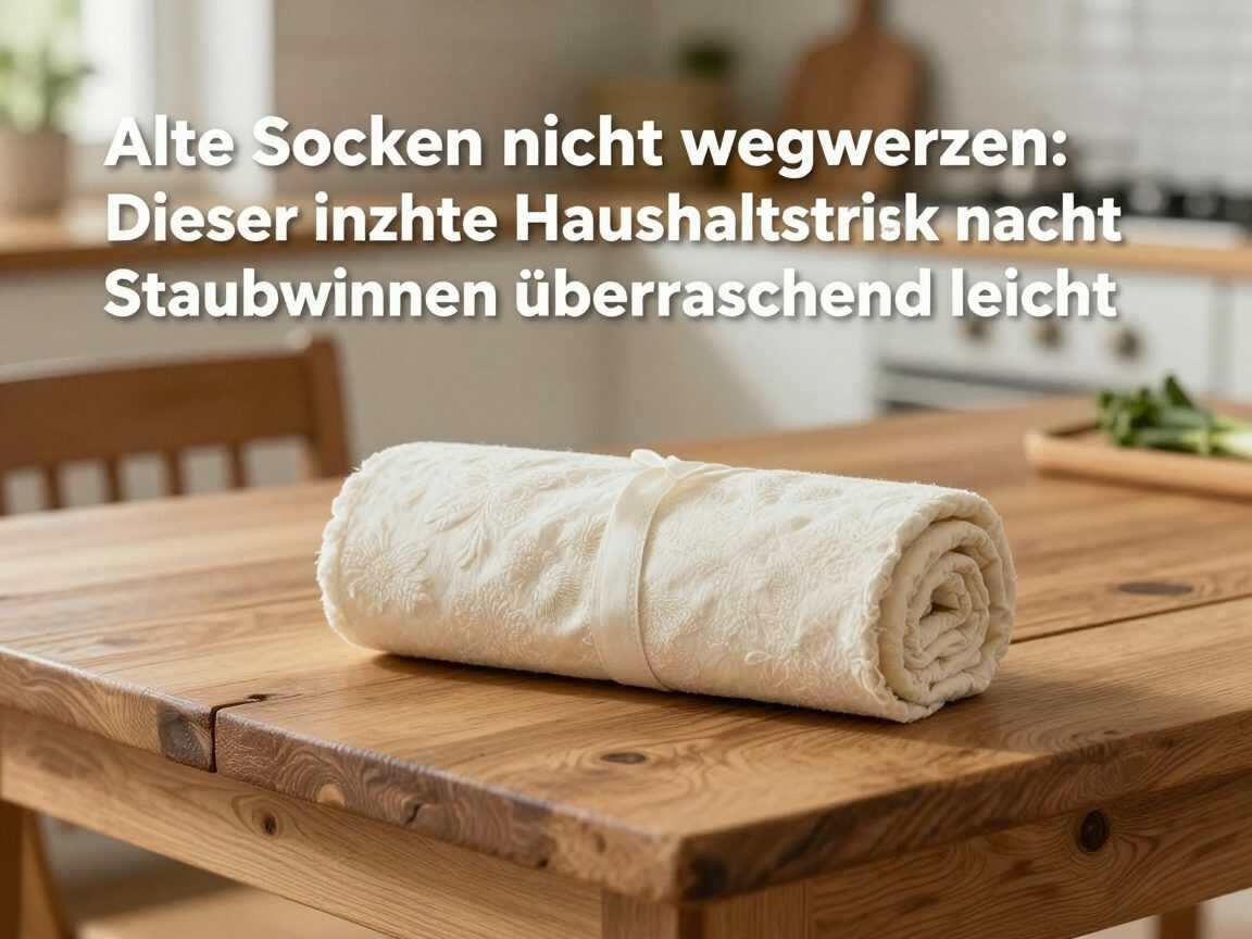 Alte Socken nicht wegwerfen: Dieser einfache Haushaltstrick macht Staubwischen überraschend leicht
