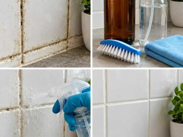 Dunkle Fliesenfugen? So hilft 3%iges Wasserstoffperoxid gegen Verfärbungen und Beläge