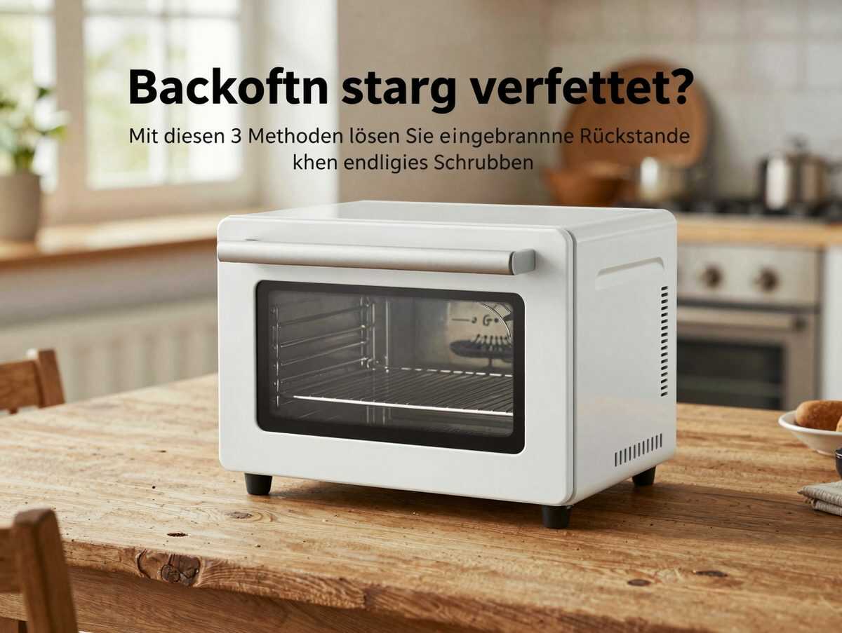 Backofen stark verfettet? Mit diesen 3 Methoden lösen Sie eingebrannte Rückstände ohne endloses Schrubben
