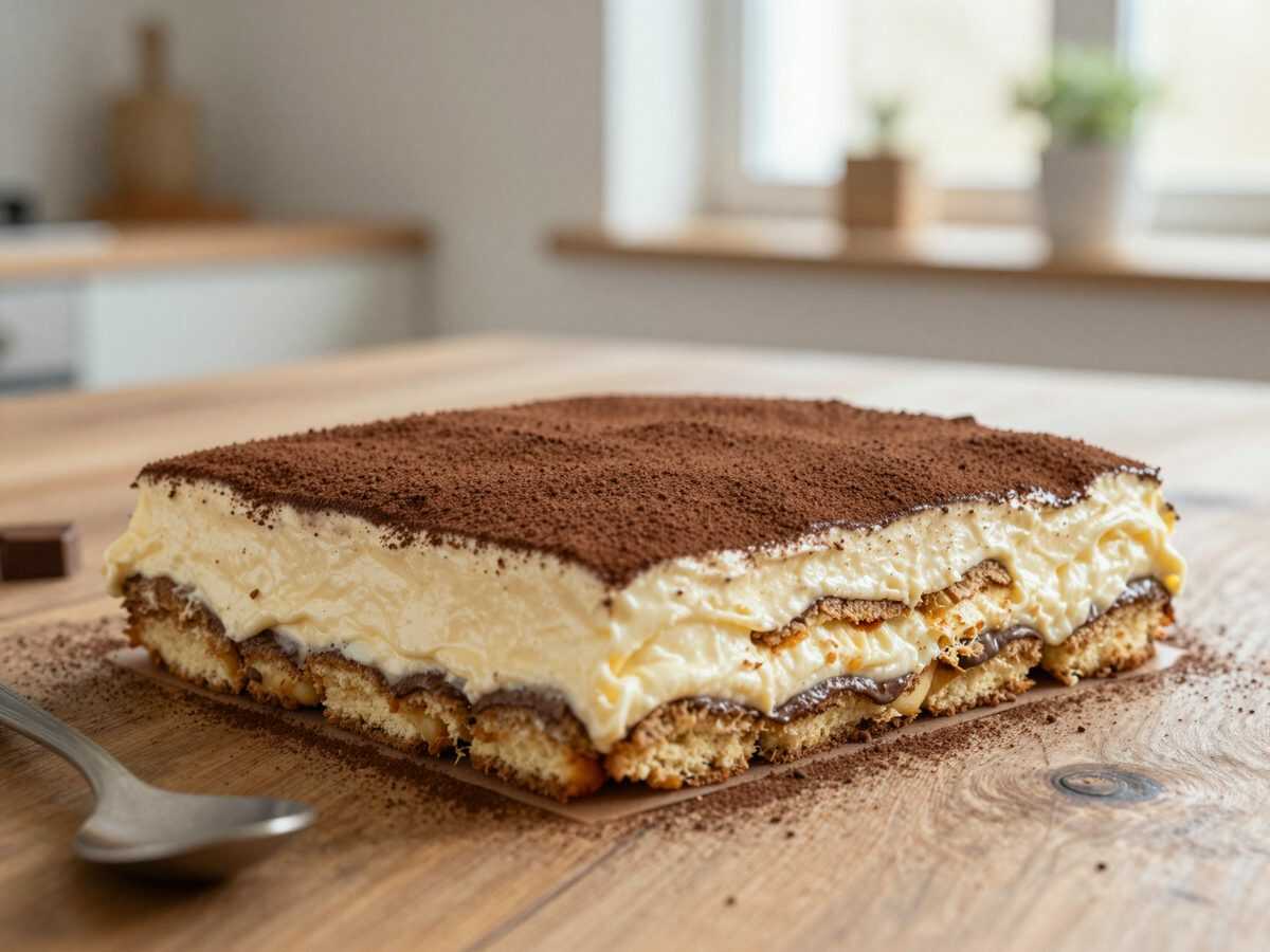 Birnen-Schoko-Tiramisu ohne Backen – cremig, fruchtig und unwiderstehlich schokoladig