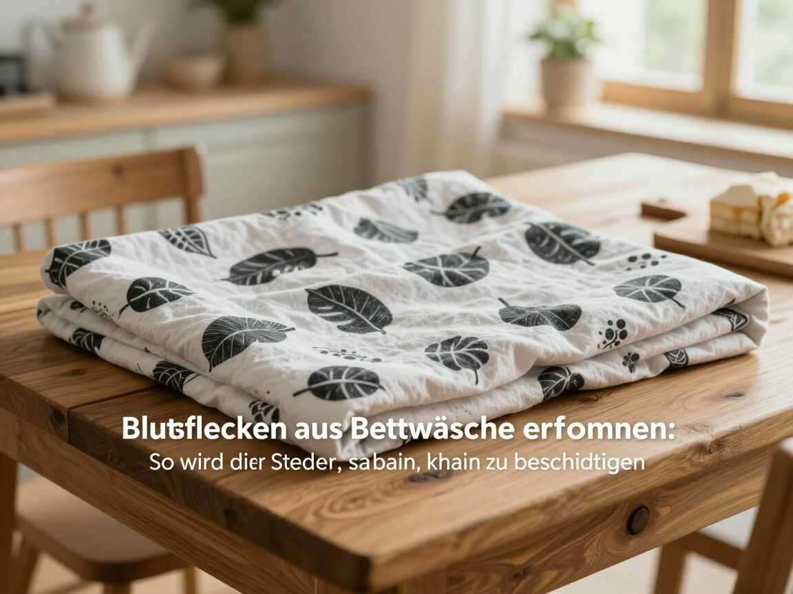 Blutflecken aus Bettwäsche entfernen: So wird der Stoff wieder sauber, ohne ihn zu beschädigen