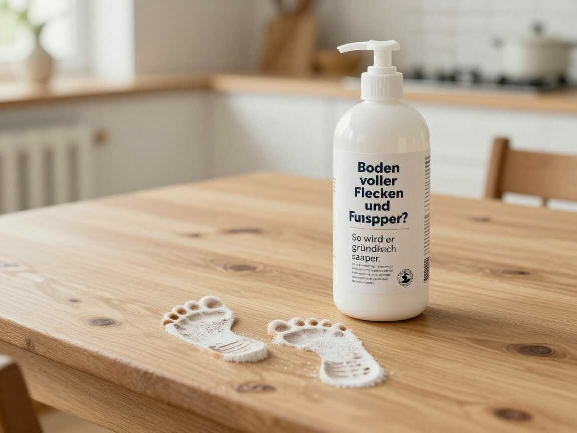Boden voller Flecken und Fußspuren? So wird er gründlich sauber – ohne unnötige Putzmittel-Mischungen