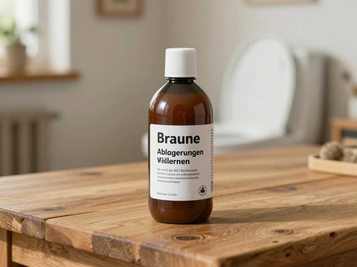 Braune Ablagerungen in der Toilette entfernen: So wird die WC-Schüssel wieder sauber – ohne aggressive Reiniger