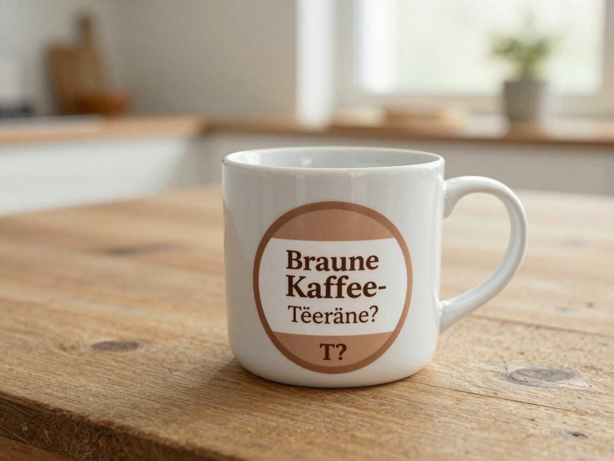 Braune Kaffee- und Teeränder in der Tasse? Mit dieser sanften Natronpaste wird sie wieder sauber