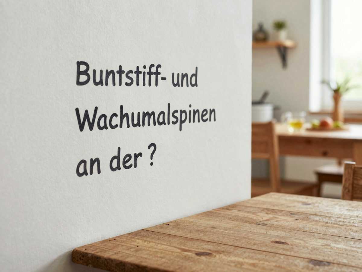 Buntstift- und Wachsmalspuren an der Wand? So bekommst du sie schonend wieder sauber