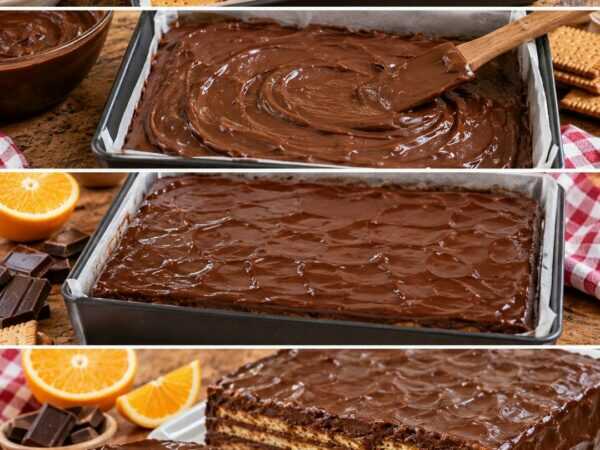 Schoko-Keks-Kühlschrankkuchen ohne Backen – cremig, schokoladig und herrlich einfach