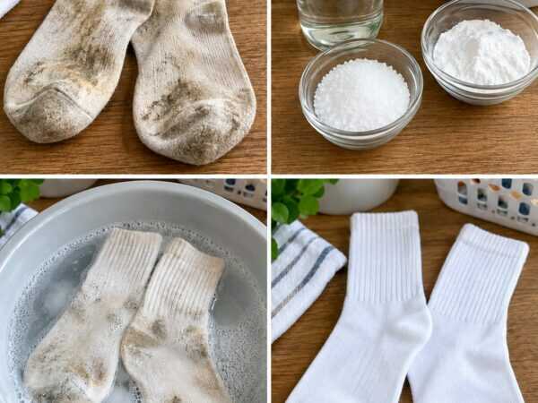 Weiße Socken wieder sauber bekommen: So löst du hartnäckigen Schmutz schonend aus den Fasern