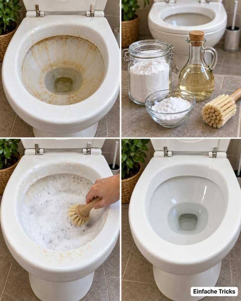Toilette stark verkalkt und vergilbt? Mit dieser einfachen Methode wird sie wieder sauber