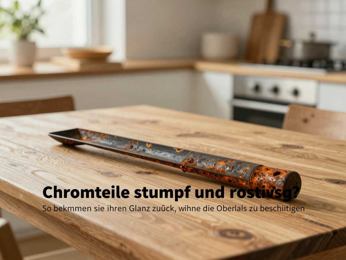 Chromteile stumpf und rostig? So bekommen sie ihren Glanz zurück, ohne die Oberfläche zu beschädigen