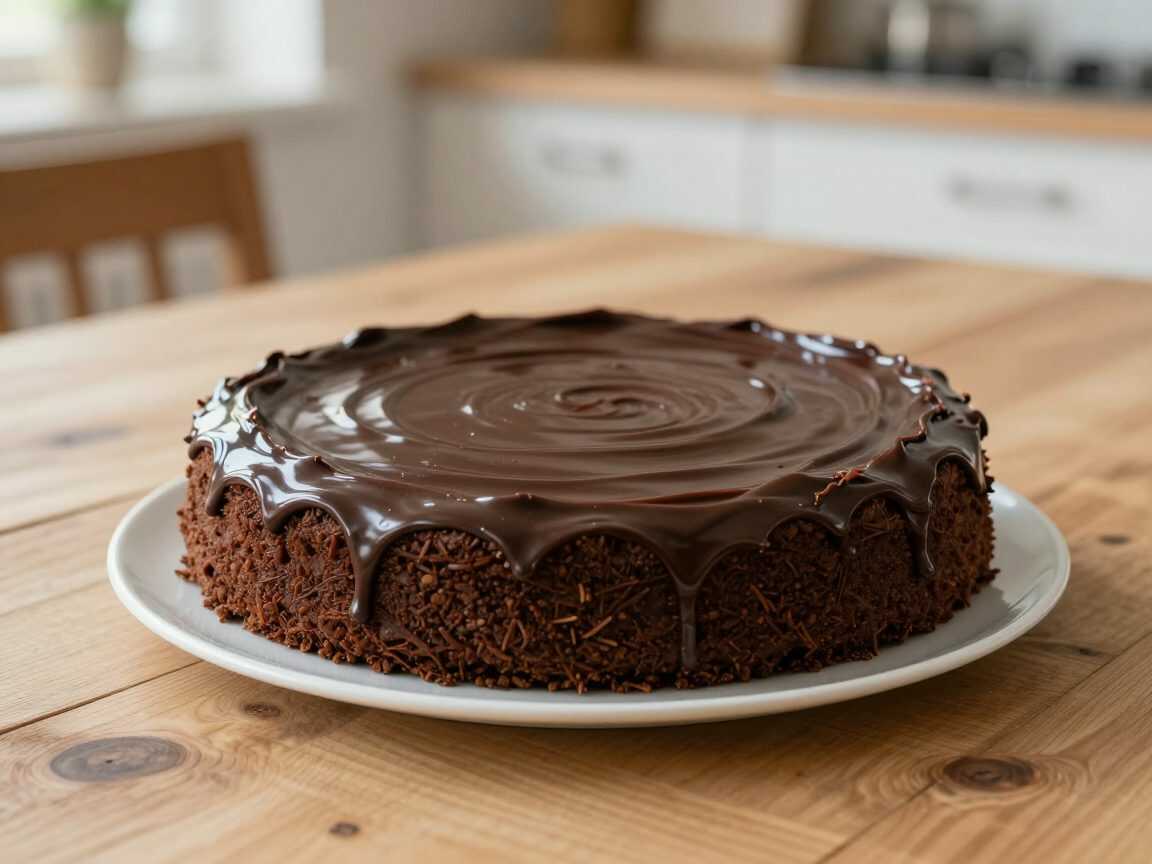 Cremige Erdnuss-Schoko-Torte ohne Backen – mit Knusperboden und Schokoladenganache