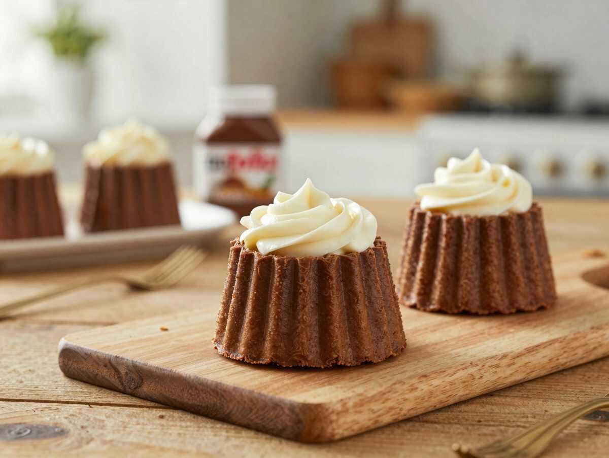 Cremige Nutella-Charlotte ohne Backen – dieses einfache Kühlschrank-Dessert begeistert schon beim Anschneiden
