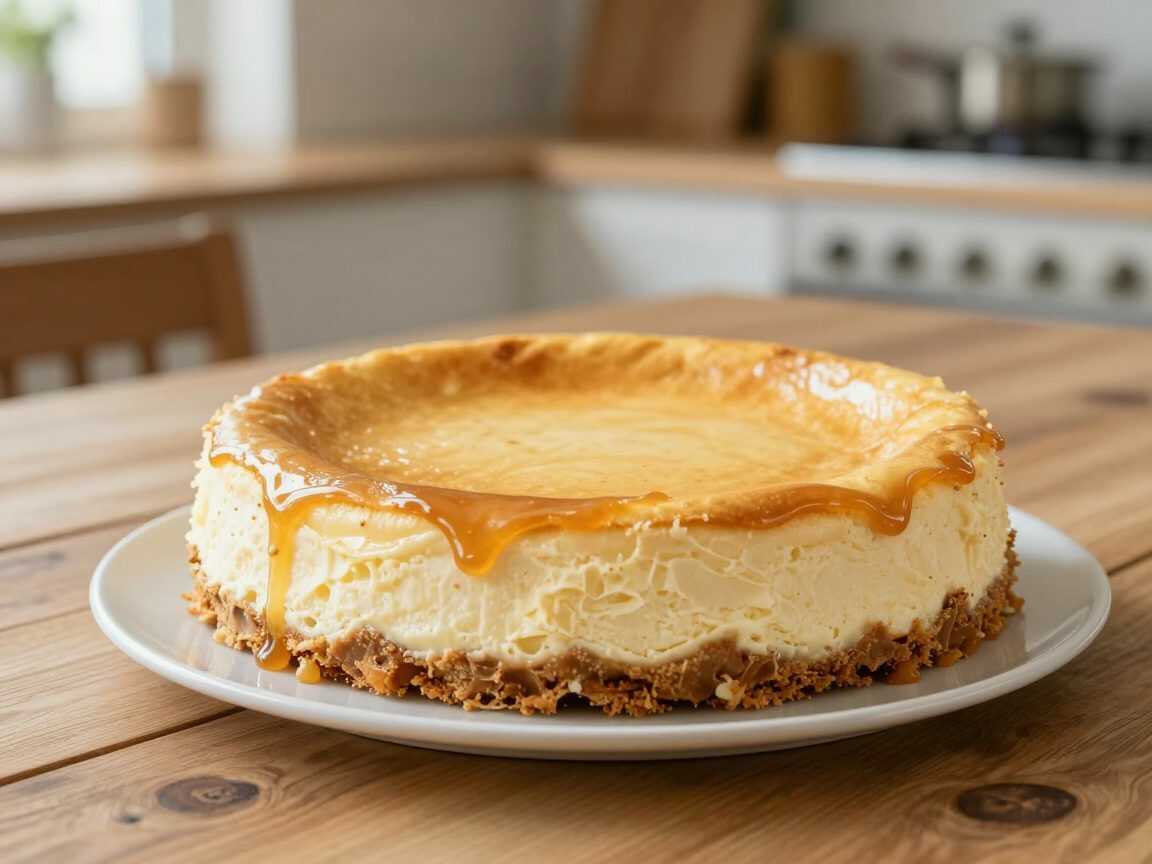 Cremiger Bananen-Karamell-Cheesecake – ein unwiderstehlicher Kuchen für die ganze Familie