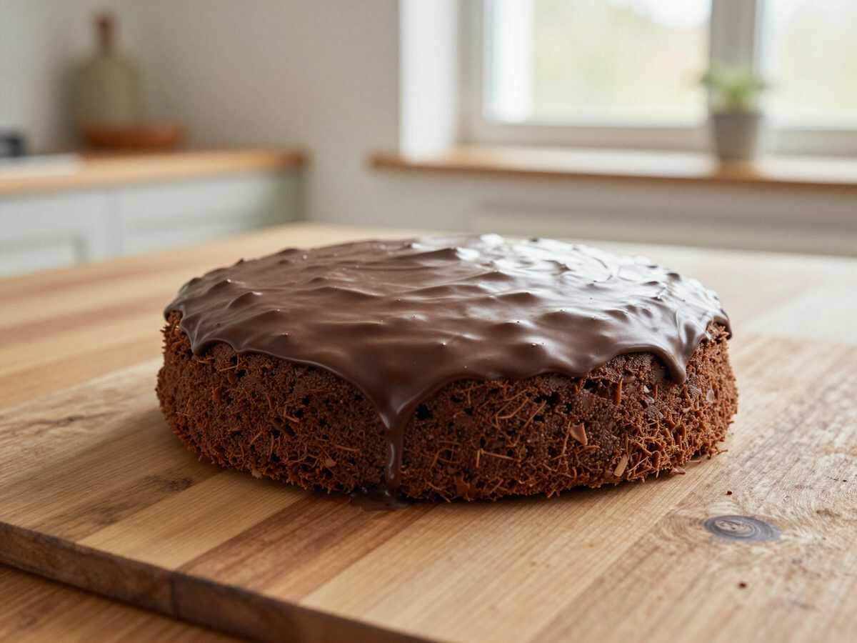 Cremiger Schoko-Eistorten-Traum ohne Backen – mit Knusperboden und glänzender Schokoladendecke