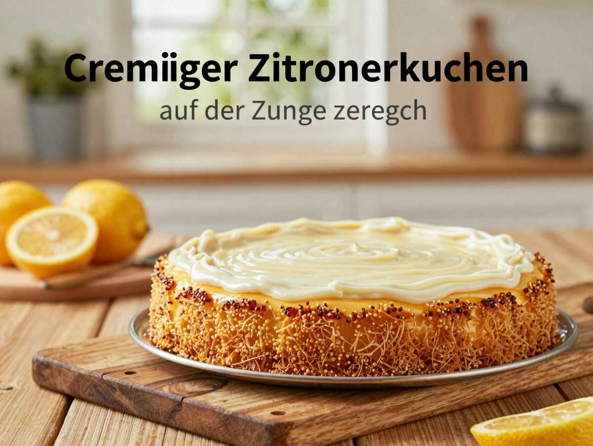 Cremiger Zitronenkuchen, der auf der Zunge zergeht – saftig, frisch und herrlich einfach