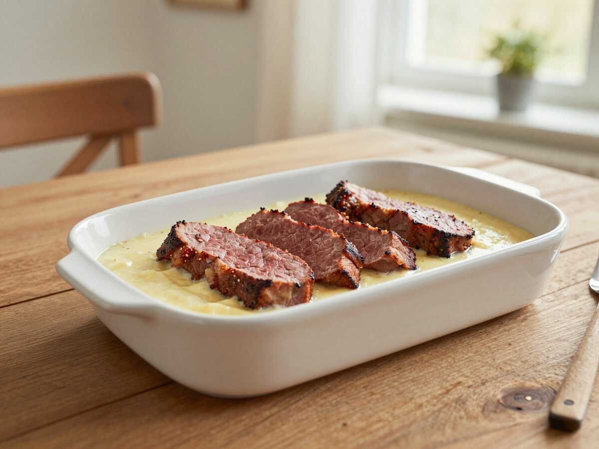 Cremiges Schweinefilet mit Chorizo aus dem Ofen – herrlich würzig und wunderbar zart