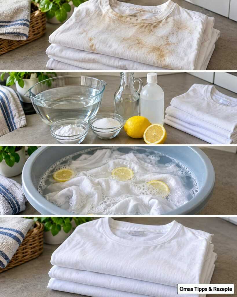 Vergilbte weiße T-Shirts? So werden sie wieder sichtbar frischer – ohne aggressive Bleichmittel