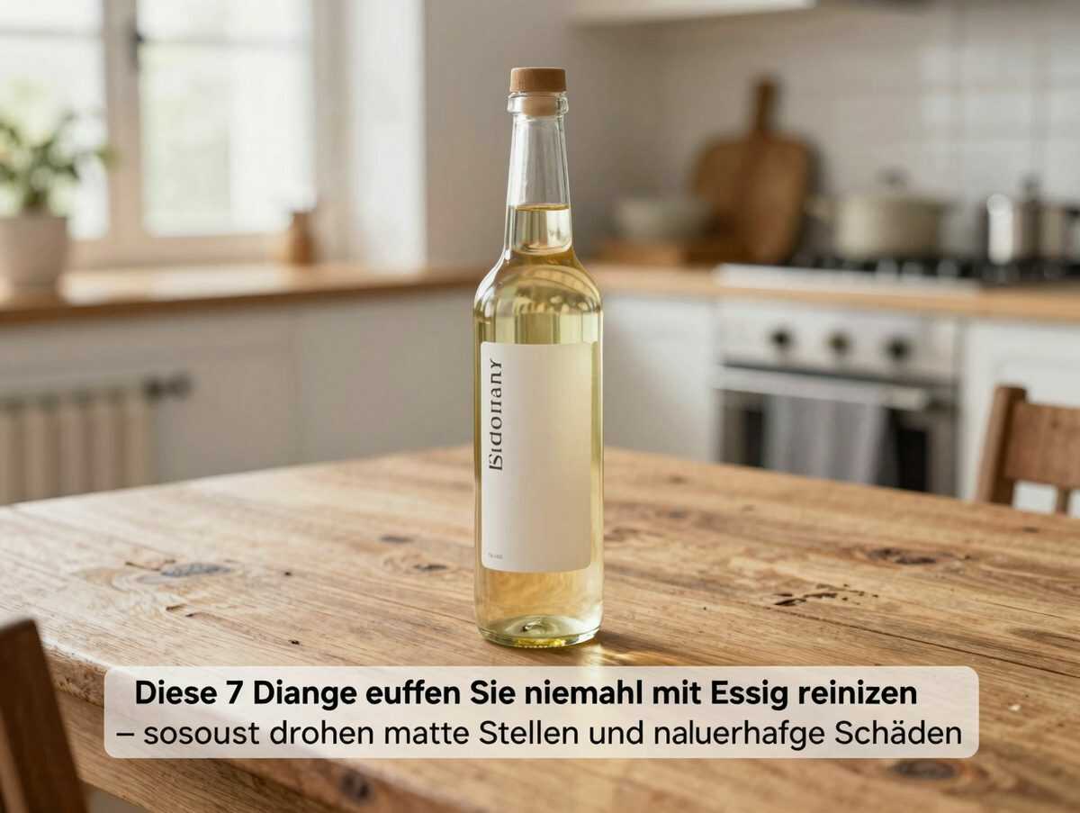 Diese 7 Dinge sollten Sie niemals mit Essig reinigen – sonst drohen matte Stellen und dauerhafte Schäden