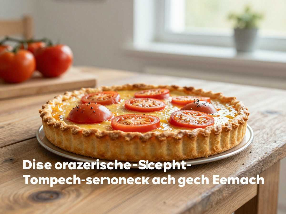 Diese französische Tomaten-Senf-Tarte schmeckt nach Sommer – knusprig, saftig und überraschend einfach