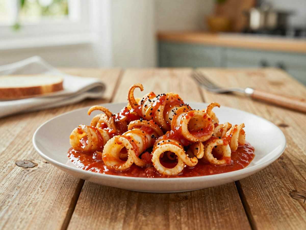 Diese gefüllten Calamari in Tomatensauce sind pures Familienessen – so saftig gelingt die mediterrane Füllung
