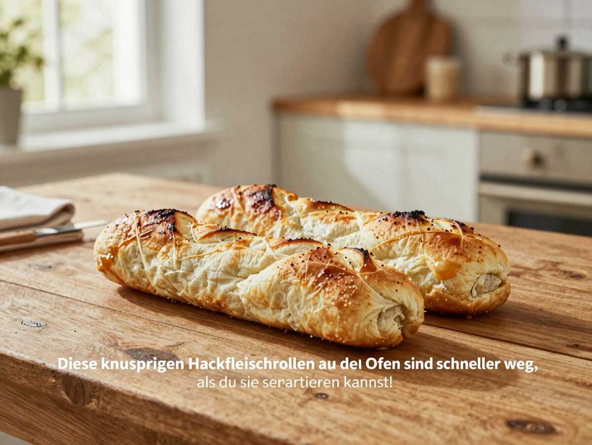 Diese knusprigen Hackfleischrollen aus dem Ofen sind schneller weg, als du sie servieren kannst!