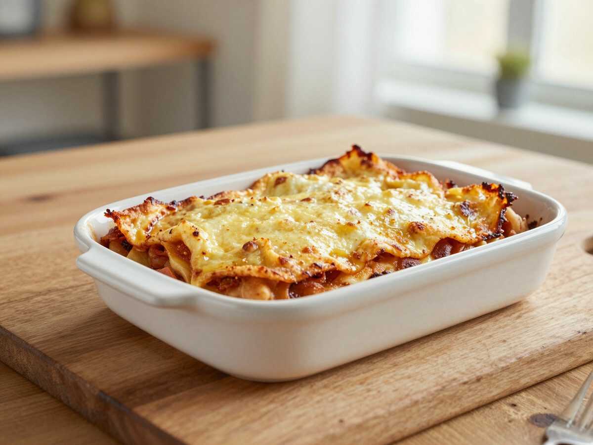 Diese Lasagne macht alle glücklich: herrlich saftig, cremig und mit goldbrauner Käsekruste