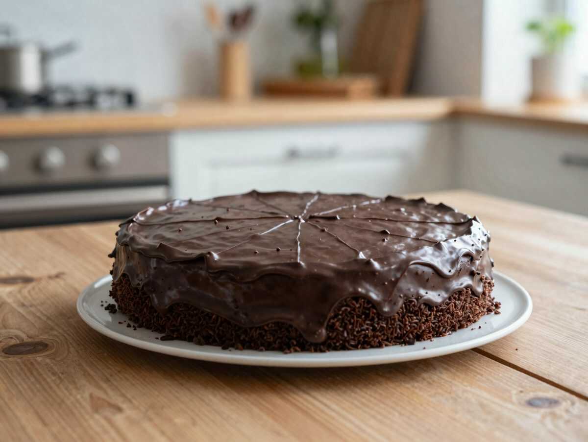 Diese Schoko-Minz-Torte sieht spektakulär aus – und ist viel einfacher gemacht, als man denkt!