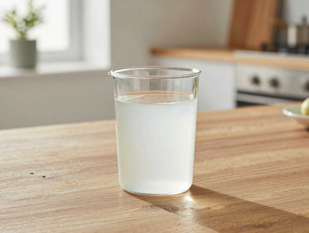 Dieser einfache Küchen-Trick lässt trübe Zahnputzbecher wieder glasklar aussehen