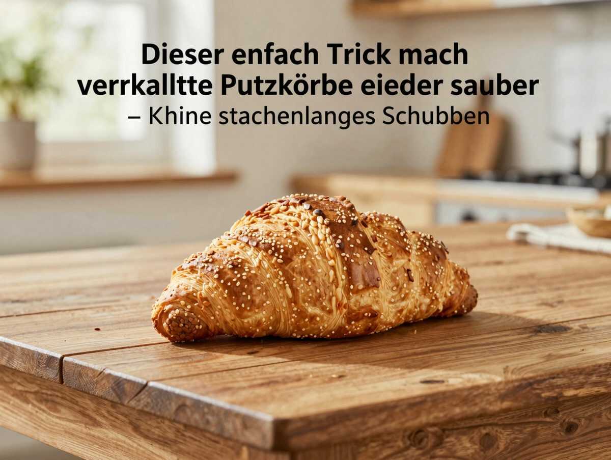 Dieser einfache Trick macht verkalkte Putzkörbe wieder sauber – ohne stundenlanges Schrubben