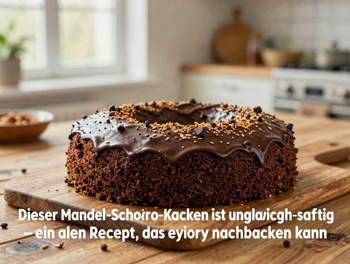 Dieser Mandel-Schoko-Kuchen ist unglaublich saftig – ein einfaches Rezept, das jeder nachbacken kann