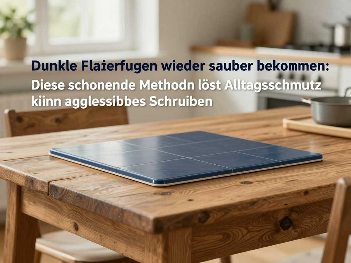 Dunkle Fliesenfugen wieder sauber bekommen: Diese schonende Methode löst Alltagsschmutz ohne aggressives Schrubben