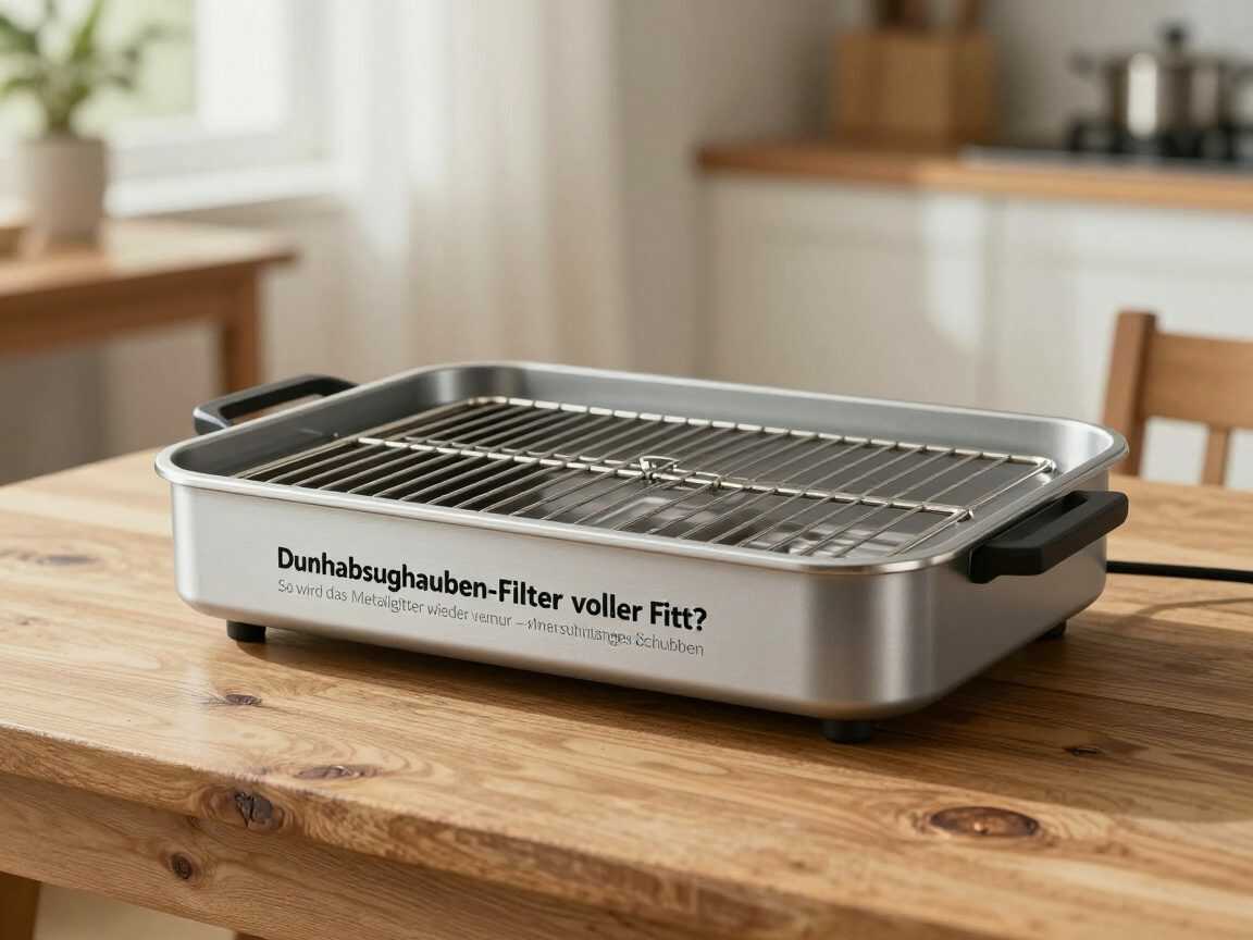 Dunstabzugshauben-Filter voller Fett? So wird das Metallgitter wieder sauber – ohne stundenlanges Schrubben