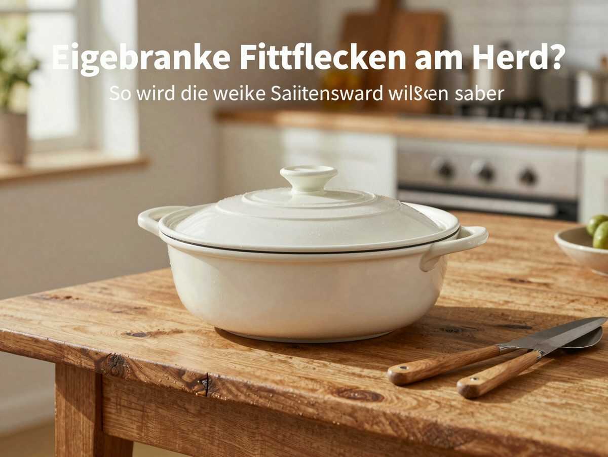 Eingebrannte Fettflecken am Herd? So wird die weiße Seitenwand wieder sauber – ohne stundenlanges Schrubben