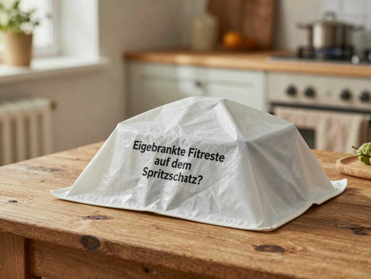 Eingebrannte Fettreste auf dem Spritzschutz? So wird er wieder gründlich sauber