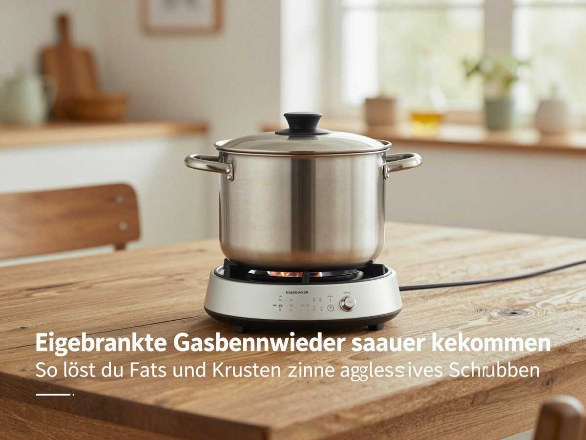 Eingebrannte Gasbrenner wieder sauber bekommen: So löst du Fett und Krusten ohne aggressives Schrubben