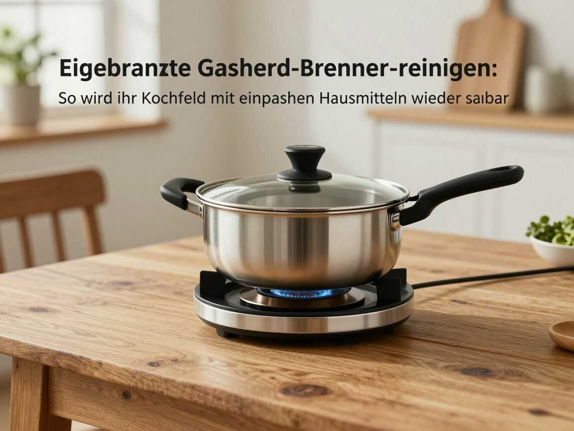 Eingebrannte Gasherd-Brenner reinigen: So wird Ihr Kochfeld mit einfachen Hausmitteln wieder sauber
