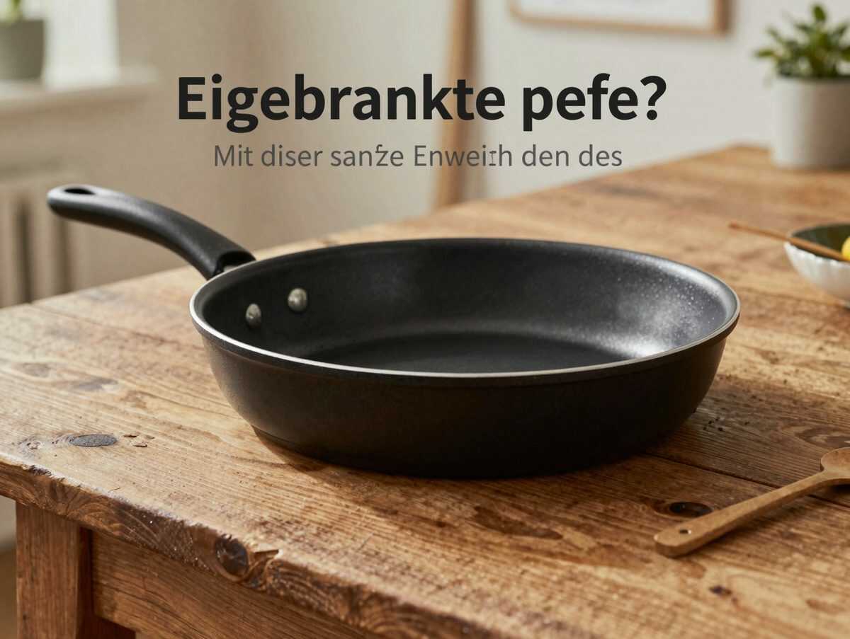 Eingebrannte Pfanne? Mit dieser sanften Einweichmethode löst sich der Belag ohne mühsames Schrubben