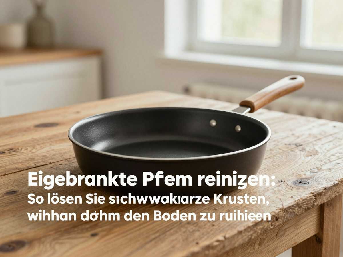 Eingebrannte Pfanne reinigen: So lösen Sie schwarze Krusten, ohne den Boden zu ruinieren
