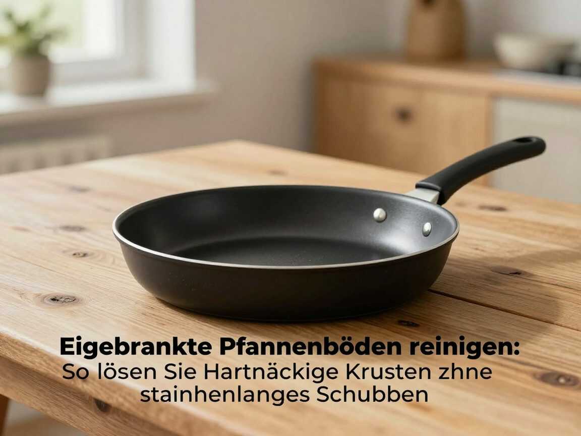 Eingebrannte Pfannenböden reinigen: So lösen Sie hartnäckige Krusten ohne stundenlanges Schrubben