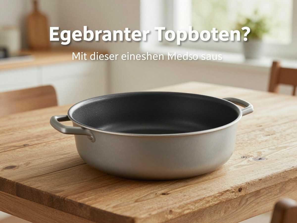 Eingebrannter Topfboden? Mit dieser einfachen Methode wird Edelstahl wieder sauber