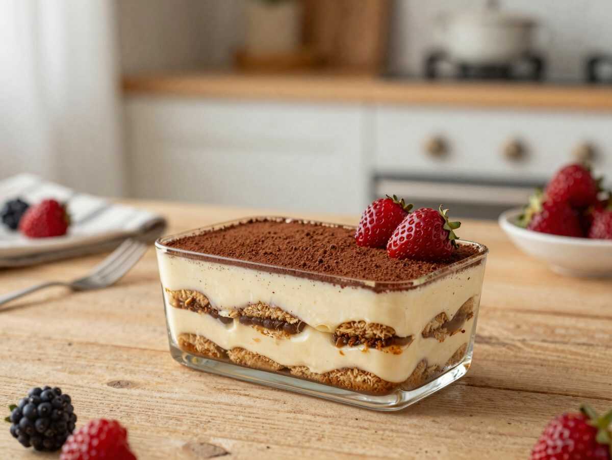 Erdbeer-Spekulatius-Tiramisu im Glas – dieses cremige Dessert ist schneller weg, als du schauen kannst!