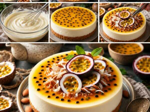 Cremiger Maracuja-Cheesecake ohne Backen – exotisch, frisch und unwiderstehlich cremig