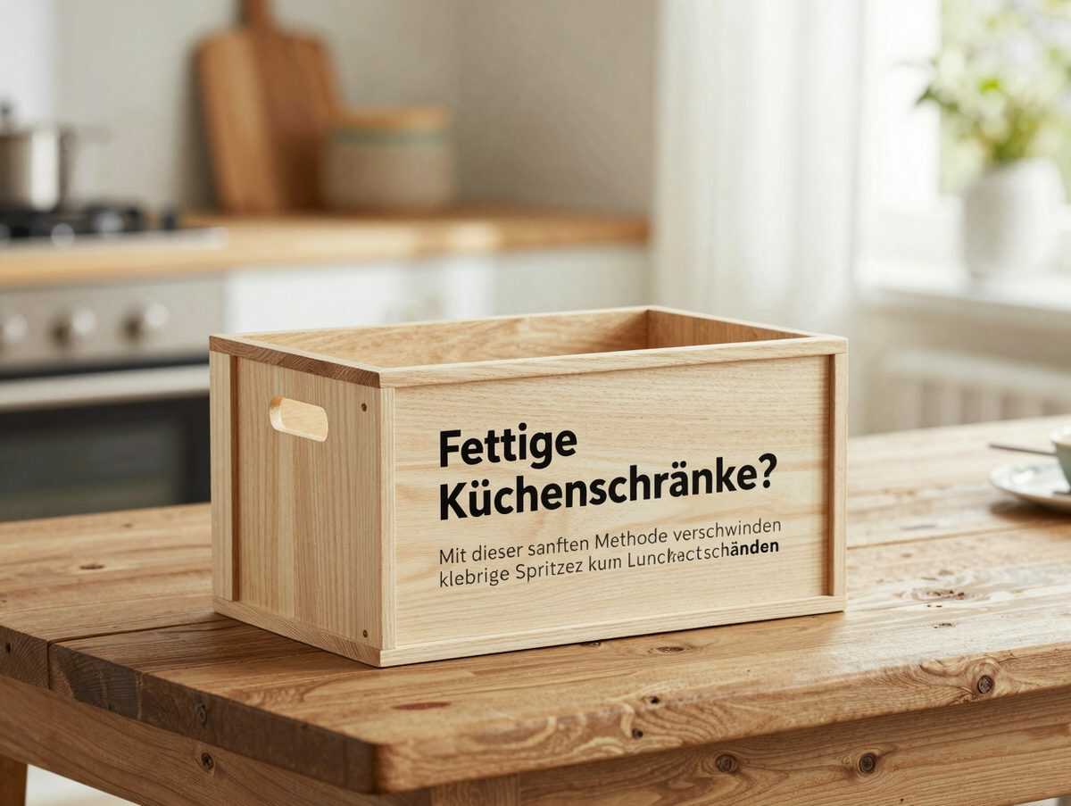 Fettige Küchenschränke? Mit dieser sanften Methode verschwinden klebrige Spritzer ohne Lackschäden