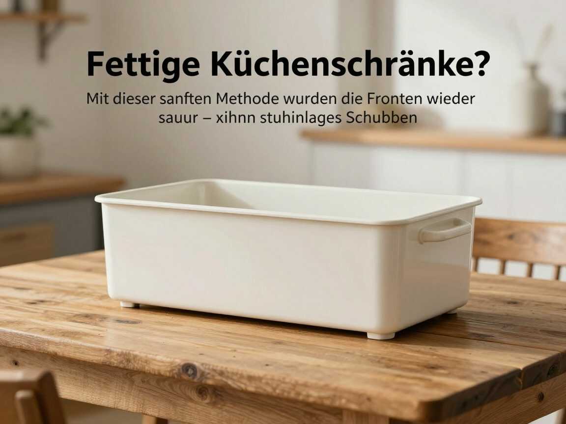 Fettige Küchenschränke? Mit dieser sanften Methode werden die Fronten wieder sauber – ohne stundenlanges Schrubben