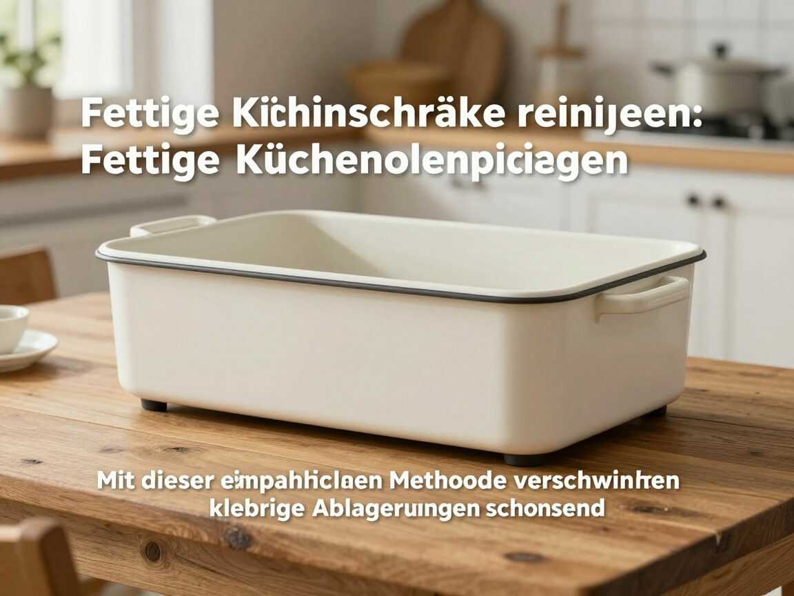 Fettige Küchenschränke reinigen: Mit dieser einfachen Methode verschwinden klebrige Ablagerungen schonend